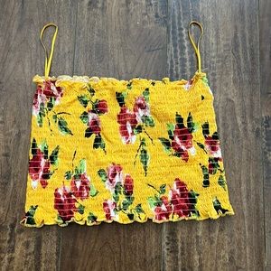 Women’s floral tube top